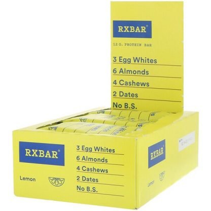 RXBAR, プロテインバー、レモン、12本入り、各52g