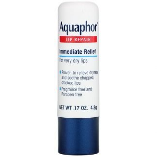 Aquaphor, リップリペア、スティック、即効性、無香料、1本、4.8 g（17 oz）