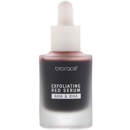Biorace, エクスフォリエイティングレッドセラム、AHA&BHA、30 ml