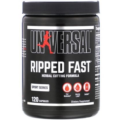 Universal Nutrition, Ripped Fast, Herbal Cutting Formula, 120 Capsules