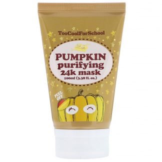 Too Cool for School, パンプキン ピュリファイング 24K マスク、3.38 fl oz (100 ml)