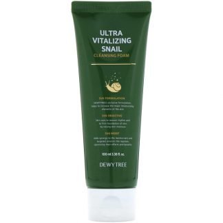 Dewytree, ウルトラ バイタライジング スネイル クレンジング フォーム、3.38 fl oz (100 ml)
