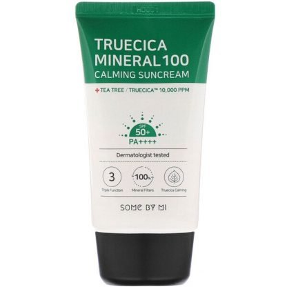 Some By Mi, Truecica Mineral 100 Calming Suncream, SPF 50+ PA++++, 1.69 fl oz (50 ml)