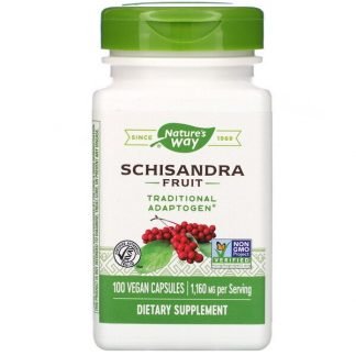Nature's Way, チョウセンゴミシ果実、580mg、植物性カプセル100粒