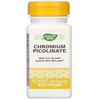 Nature's Way, クロミウム・ピコリネート, 200 mcg, 100 カプセル