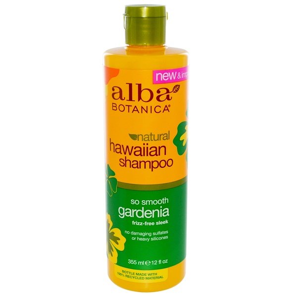 Alba Botanica, Natural Hawaiian Shampoo, So Smooth Gardenia, 12液量オンス (355 ml)