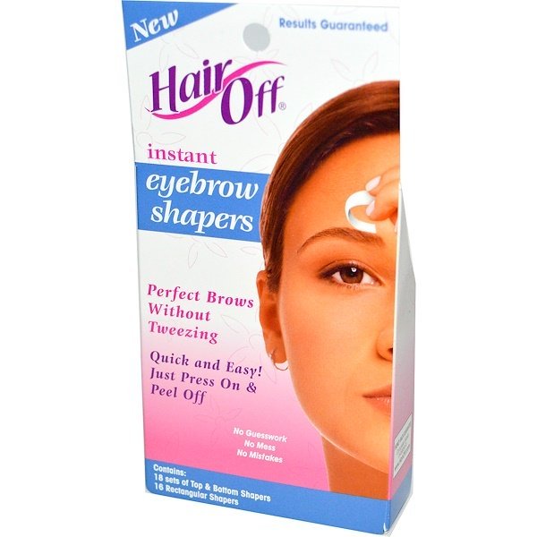 Hair Off, インスタントアイブローシェーブキット、 34 ピースキット