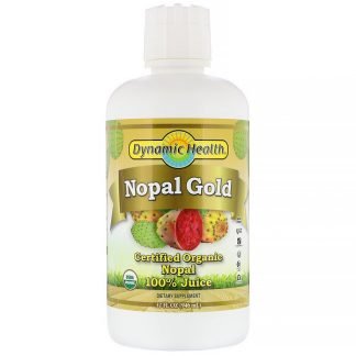 Dynamic Health  Laboratories, ノパルゴールド、認定オーガニックノパル100％ジュース、946 ml（32 fl oz）