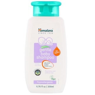 Himalaya, 低刺激ベビーシャンプー、ハイビスカスとひよこ豆、200ml