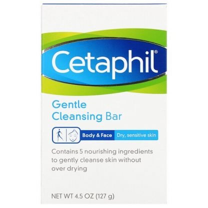Cetaphil, ジェントルクレンジングバー, 4.5オンス (127 g)