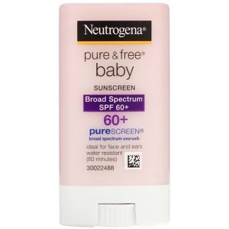 Neutrogena, ピュア& フリーベイビー日焼け止め、 SPF 60+、 0.47 oz (13 g)