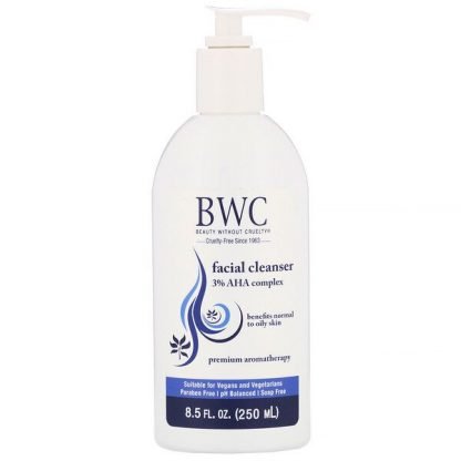 Beauty Without Cruelty, フェイシャルクレンザー、3％AHAコンプレックス、250ml（8.5fl oz）