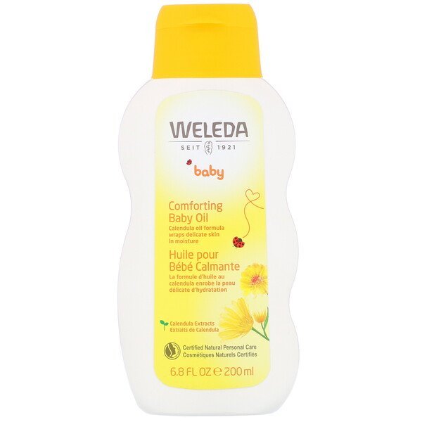 Weleda, Comforting Baby Oil, Calendula, 6.8 fl oz (200 ml)