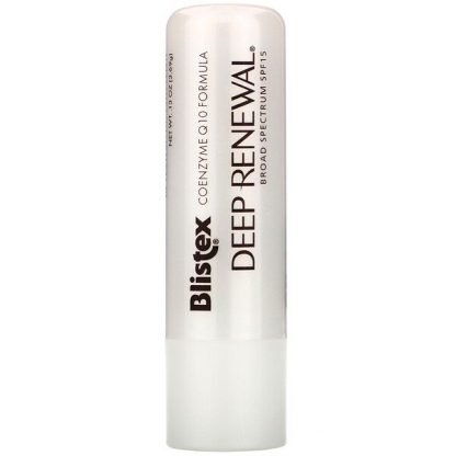 Blistex, Deep Renewal、アンチ・エイジング・トリートメント、リップ・プロテクタント/サンスクリーン SPF 15、0 .13 オンス (3.69 g)
