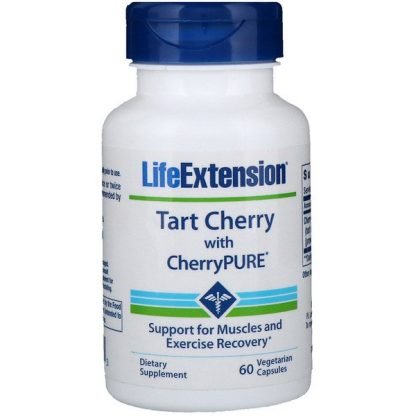 Life Extension, チェリーピュアのタルトチェリー、ベジタリアンカプセル60個
