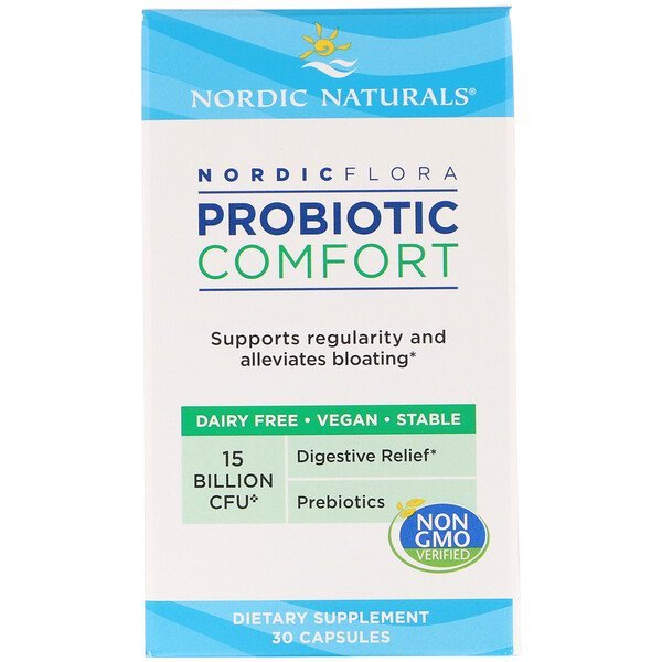 Nordic Naturals, ノルディックフローラ・プロバイオティック、おなかスッキリ、30カプセル