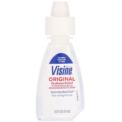 Visine, オリジナル、 赤みリリーフ、 無菌、 1/2 fl oz (15 ml)
