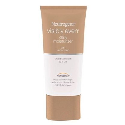 Neutrogena, ビザブリー・イーブン、日焼け止め配合デイリーモイスチャライザー、SPF 30、1.7 fl oz (50 ml)