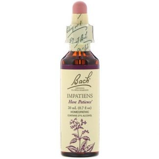 Bach, オリジナルフラワー レメディ、インパチェンス、 0.7 fl oz (20 ml)