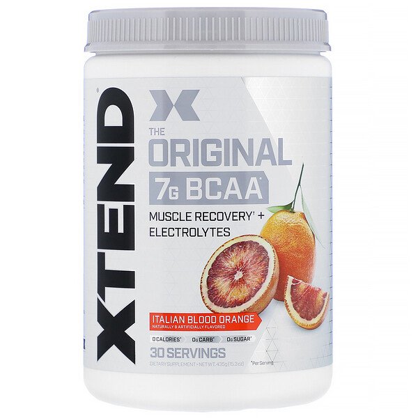 Scivation, Xtend(エクステンド)、オリジナル7G BCAA、イタリアンブラッドオレンジ、435g(15.3oz)