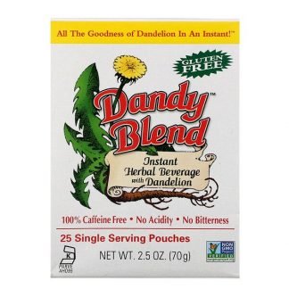 Dandy Blend, タンポポ入りインスタントハーブ飲料, 個別包装パック 25 袋