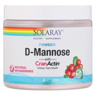 Solaray, D-Mannose with CranActin Powder, 2,000 mg, 8 oz (226 g)