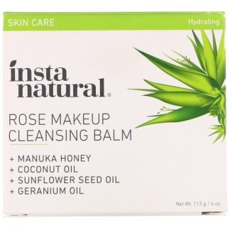 InstaNatural, Rose Makeup Cleansing Balm, 4 oz (113 g)