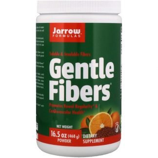 Jarrow Formulas, 優しい繊維、可溶性＆不溶性繊維、16.5 oz (468 g) パウダー