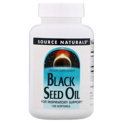 Source Naturals, ブラックシードオイル、ソフトジェル120粒