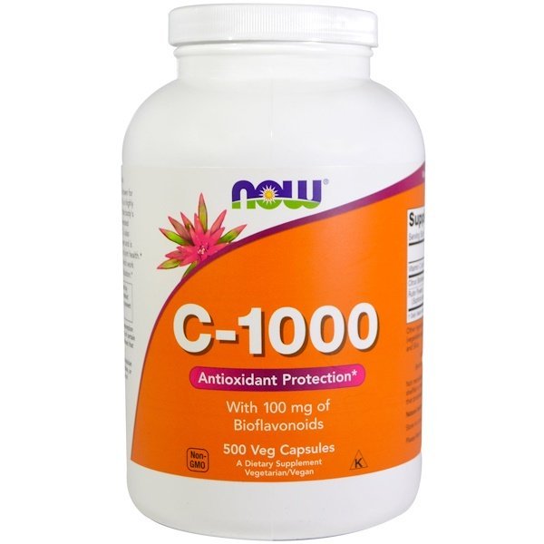 Now Foods, C-1000, 500粒(ベジタリアンカプセル)