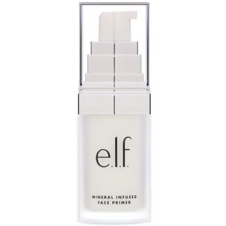 E.L.F., ミネラルが注入されているファイスプライマー, クリア, 0.49 oz (14 g)