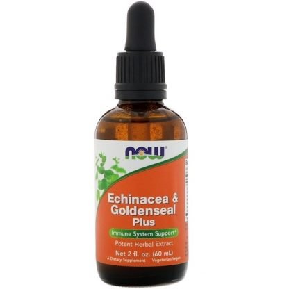 Now Foods, エキナセア & ヒドラチス・プラス、 2液量オンス (60 ml)