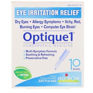 Boiron, オプティック（Optique）1, 眼の炎症の軽減に, 10回分, 各0.013液量オンス