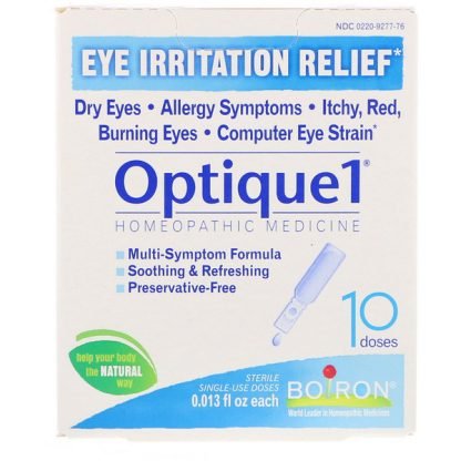 Boiron, オプティック（Optique）1, 眼の炎症の軽減に, 10回分, 各0.013液量オンス