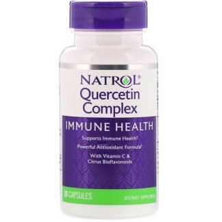Natrol, ケルセチンコンプレックス、50カプセル