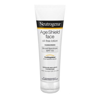 Neutrogena, エイジシールドフェイス、オイルフリーサンスクリーン、SPF 110、3 fl oz (88 ml)