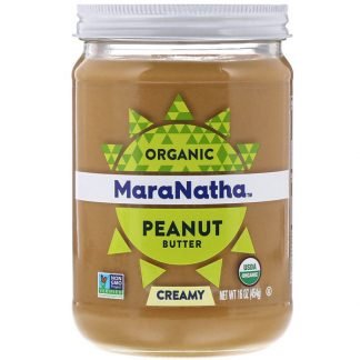 MaraNatha, オーガニックピーナッツバター、クリーミー、16 oz (454 g)