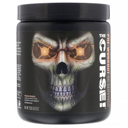 JNX Sports, The Curse（ザ・カース）、筋トレ前におすすめ、ピーチリング味、250g（8.8オンス）