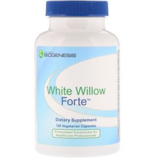 Nutra BioGenesis, ホワイトウィローフォルテ、120ベジタリアンカプセル