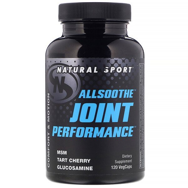 Natural Sport, AllSoothe(オールスーズ)、ジョイントパフォーマンス、植物性カプセル120粒