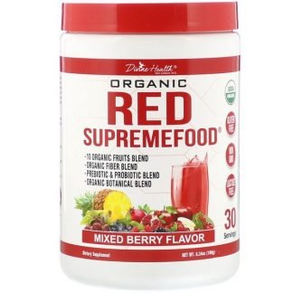 Divine Health, Organic Red SupremeFood, Mixed Berry, 6.34 oz (180 g)