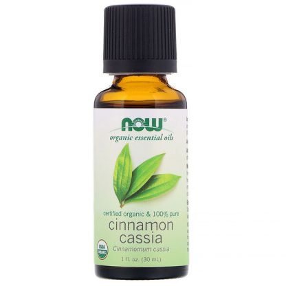 Now Foods, オーガニックエッセンシャルオイル、シナモンカッシア、30ml