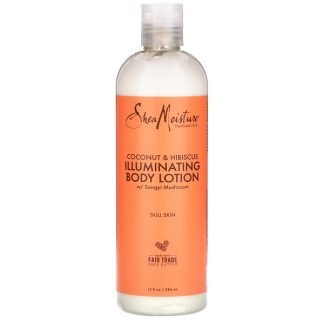 SheaMoisture, Illuminating Body Lotion, Coconut & Hibiscus with Songyi Mushroom, 13 fl oz (384 ml)