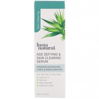 InstaNatural, エイジングケア＆整肌セラム、5 ml（0.17 fl oz）