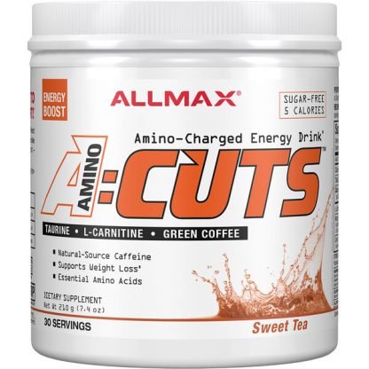 ALLMAX Nutrition, アミノカッツ（エイカッツ）、アミノチャージエナジードリンク、スイートティー、210 g（7.4 oz）