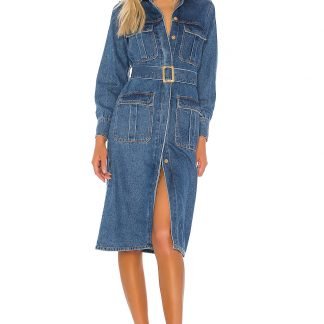 DENIMシャツドレス,Bardot