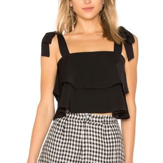 HELENEタイ結びショルダートップ,superdown