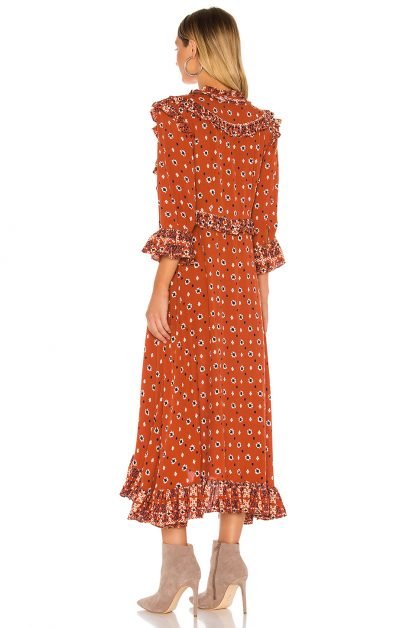 CALICOSKIESミディ丈ドレス,FreePeople - 画像 (3)