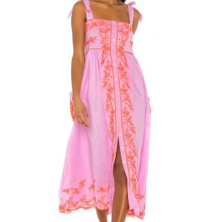 COTTONミディ丈ドレス,julietdunn