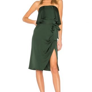 VIOLETストラップレスミディ丈ドレス,Lovers+Friends